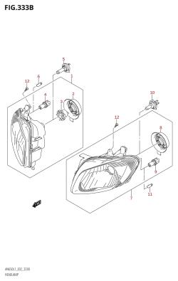 333B - HEADLAMP (AN650A:L1:E02)