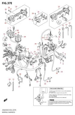 37E - WIRING HARNESS (AN650AK5 IMOBI)
