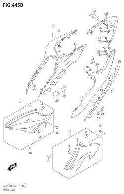 445B - FRAME COVER (GSX-S1000FAUF:L8:E21)
