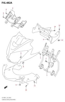 482A - COWLING INSTALLATION PARTS