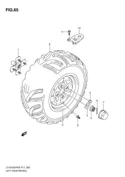 065 - LEFT REAR WHEEL