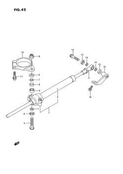 042 - STEERING DAMPER (MODEL N /​ P)