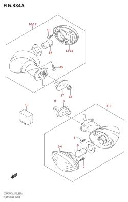 334A - TURNSIGNAL LAMP (GSF650,GSF650A,GSF650U,GSF650UA)