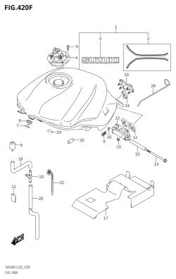 420F - FUEL TANK (SV650XA:L9:E19)