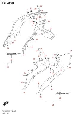 445B - FRAME COVER (GSX1300RRQZ)