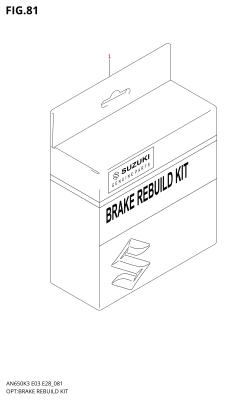081 - BRAKE REBUILD KIT