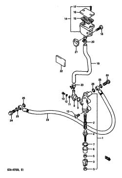 054 - REAR MASTER CYLINDER (MODEL J /​ K)