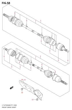 058 - FRONT DRIVE SHAFT