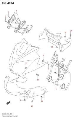 482A - COWLING INSTALLATION PARTS