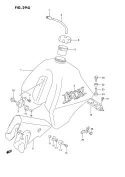 29G - FUEL TANK (MODEL R E24)