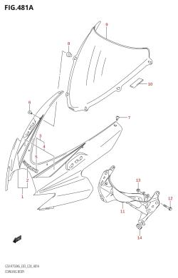 481A - COWLING BODY (K6)