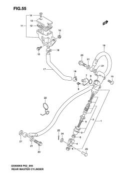 055 - REAR MASTER CYLINDER (MODEL K3)