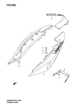 38A - FRAME COVER (GS500K4 /​ UK4)