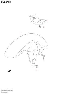 460D - FRONT FENDER (VZR1800:L0)