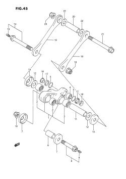 045 - REAR CUSHION LEVER