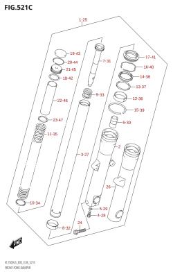 521C - FRONT FORK DAMPER (VL1500:L3:E33)