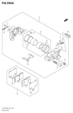 555A - REAR CALIPER