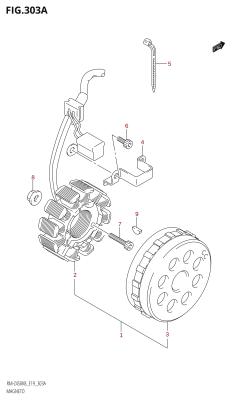 303A - MAGNETO (RM-Z450:(K8,K9))