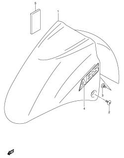 054 - FRONT FENDER (MODEL K3 /​ K4)