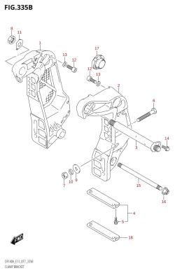 335B - CLAMP BRACKET (DF115AT:E11)
