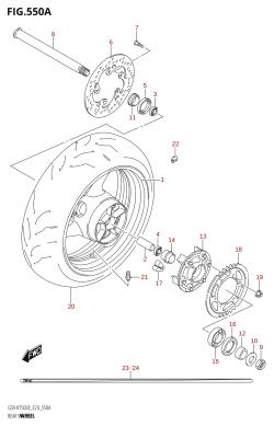 550A - REAR WHEEL