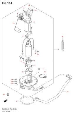 16A - FUEL PUMP (MODEL K4 /​ K5 /​ K6)