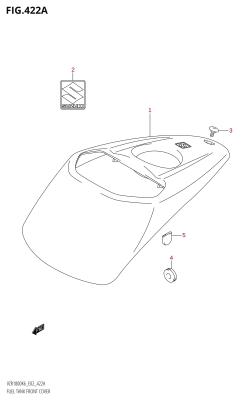 422A - FUEL TANK FRONT COVER
