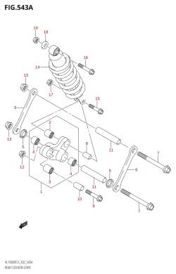 543A - REAR CUSHION LEVER (VL1500BT:L3:E02)