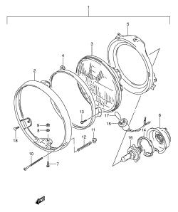 024 - HEADLAMP (MODEL K /​ L /​ M /​ N)