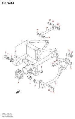 541A - REAR SWINGINGARM