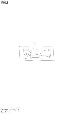 003 - GASKET (GS500FH P28)