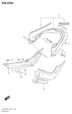 474C - REAR FENDER (VZR1800BZ:L6:E33)