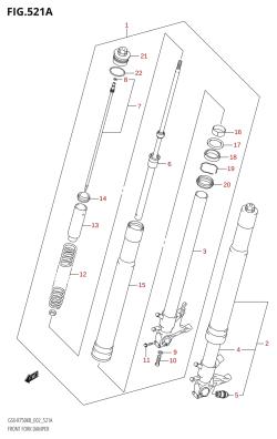 521A - FRONT FORK DAMPER