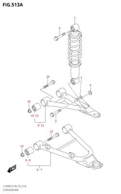 513A - SUSPENSION ARM (LT-F400F:L4:P28)