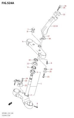 524A - STEERING STEM