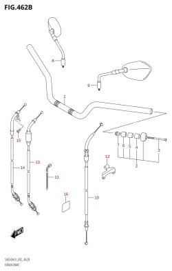 462B - HANDLEBAR (SV650A:L9:E19)