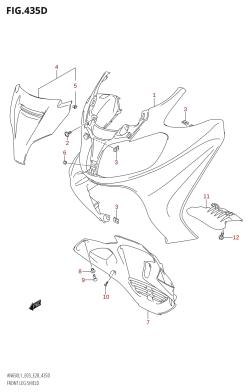 435D - FRONT LEG SHIELD (AN650A:L1:E33)
