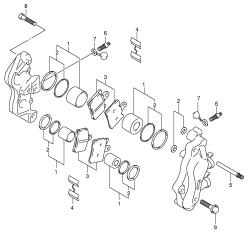 056 - FRONT CALIPER (MODEL X /​ Y)
