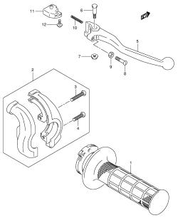 041 - RIGHT HANDLE LEVER