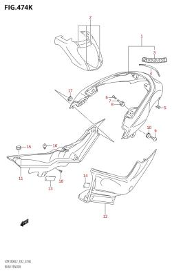 474K - REAR FENDER (VZR1800ZUF:L2:E19)