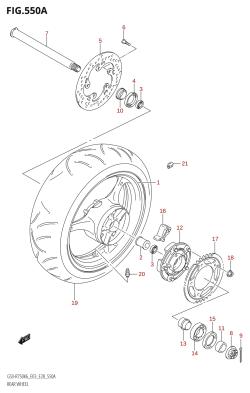 550A - REAR WHEEL