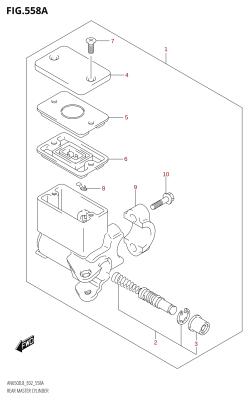 558A - REAR MASTER CYLINDER