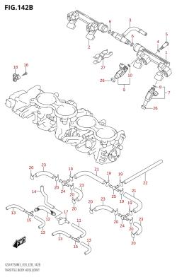 142B - THROTTLE BODY HOSE /​ JOINT (E33)