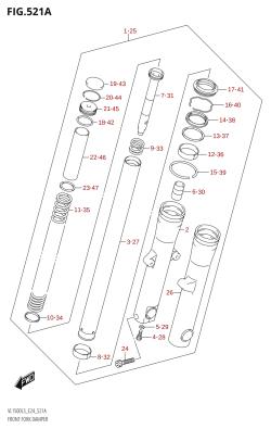 521A - FRONT FORK DAMPER (VL1500:L3:E24)