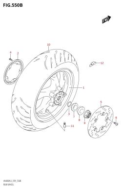 550B - REAR WHEEL (AN400ZA:L5:E99)