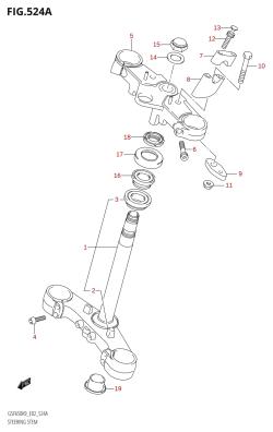 524A - STEERING STEM