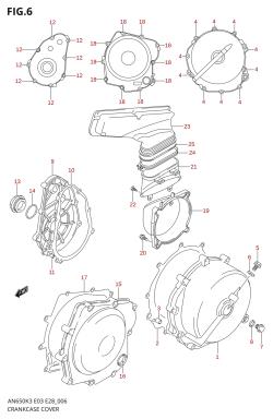 006 - CRANKCASE COVER