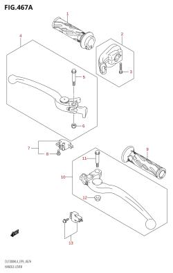 467A - HANDLE LEVER