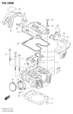 105B - CYLINDER HEAD (REAR) (VZR1800BZ:L8:E24)