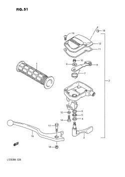 051 - BRAKE LEVER (MODEL H /​ J /​ K /​ L)